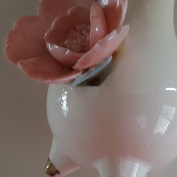 Vintage 3-Piece Porcelain Vanity Set 1950's **AS IS** - Picture 10 of 16